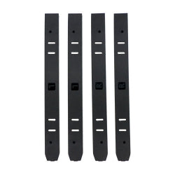 QNAP FIXER-HDD35-BLK001 Montage-Set 3,5" HDD, werkzeuglos – Schwarz, Kunststoff, 4 Stk.