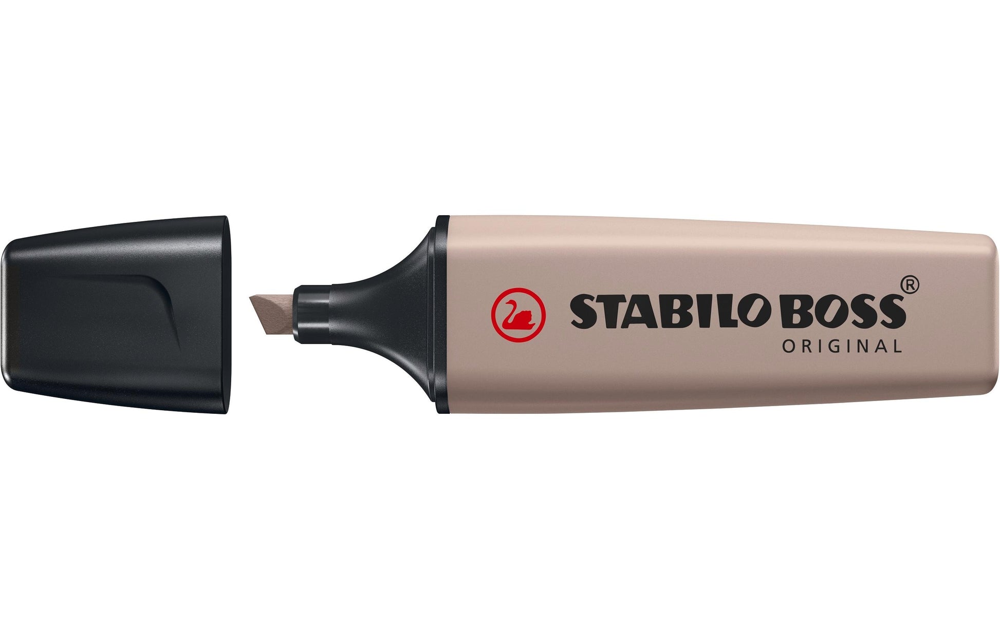 STABILO BOSS Original Textmarker warmgrau – Keilspitze, 2–5 mm