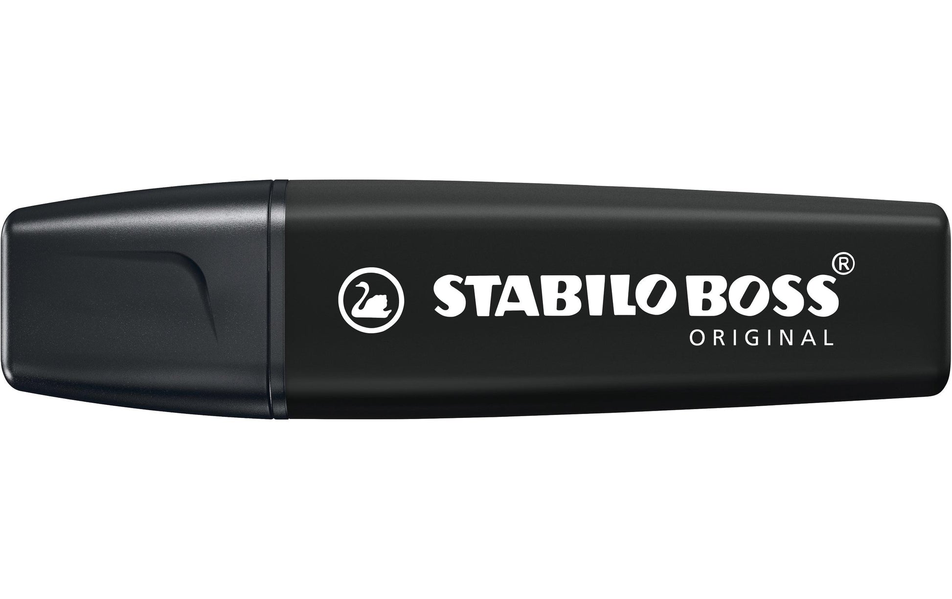 STABILO BOSS Original Textmarker Schwarz – Keilspitze, 2–5 mm, nachfüllbar