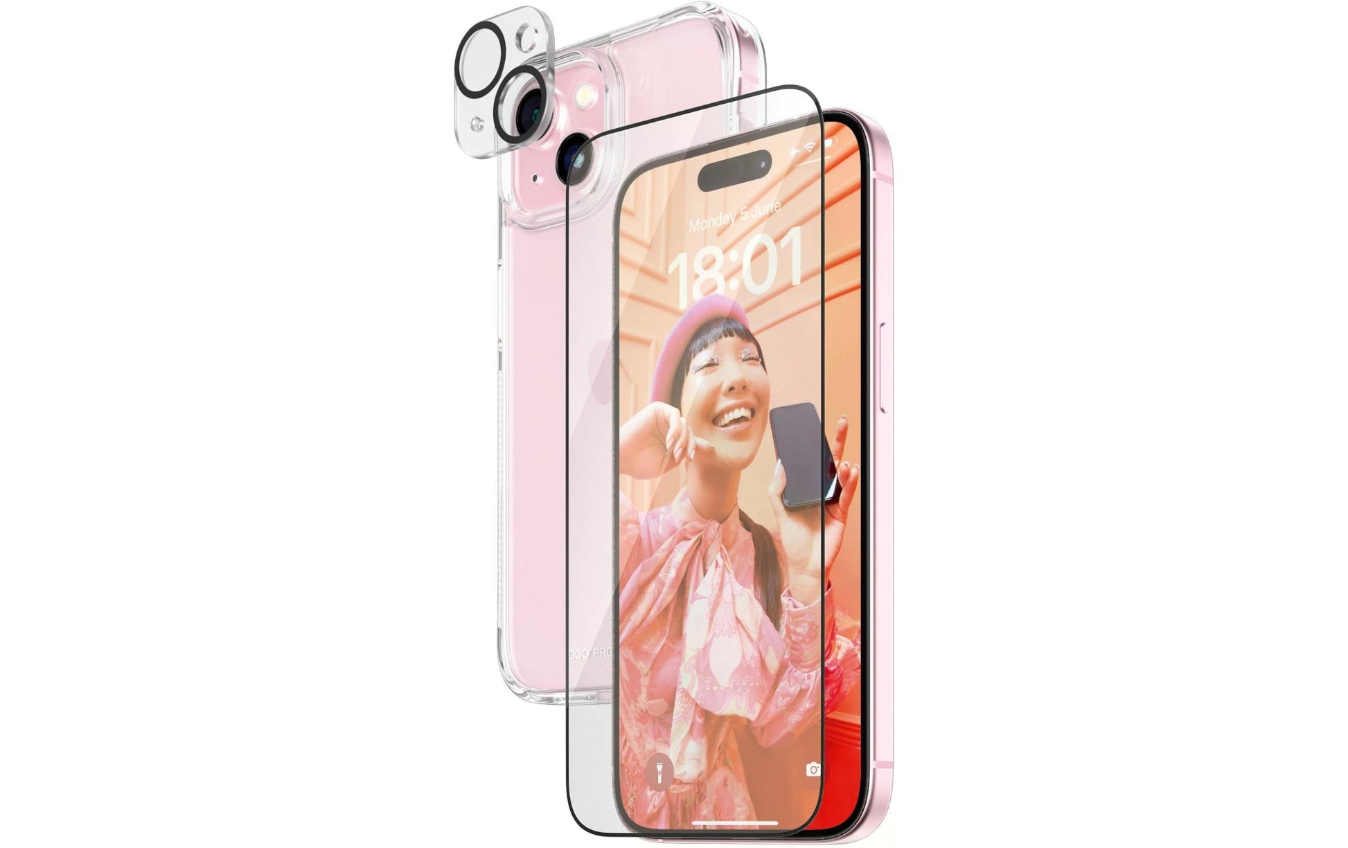 PanzerGlass Backcover – für Apple iPhone 15 – transparent