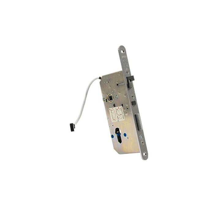 2N SAM 7255 Magnetverschluss – Unterputz, Netz 12–24 V, Edelstahl, 15×80×170 mm, Silber