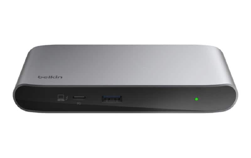 Belkin INC013VFSGY Thunderbolt-Hub – Thunderbolt 4, 2 Displays, 8K, 1× USB-A, 150 W PD, TB4 × 4, für Mac