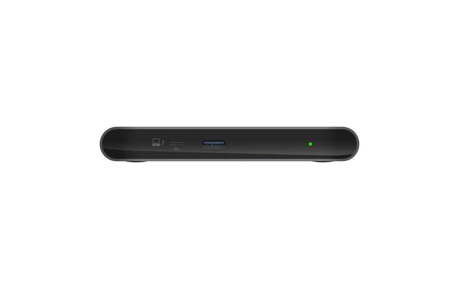 Belkin INC013VFSGY Thunderbolt-Hub – Thunderbolt 4, 2 Displays, 8K, 1× USB-A, 150 W PD, TB4 × 4, für Mac