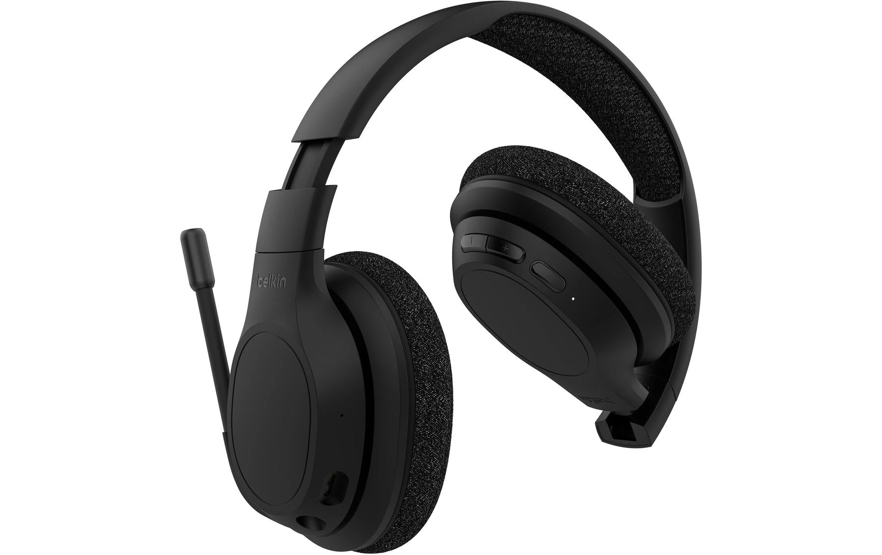 Belkin SoundForm Adapt – On-Ear Bluetooth Kopfhörer – mit USB-C-Kabel – schwarz