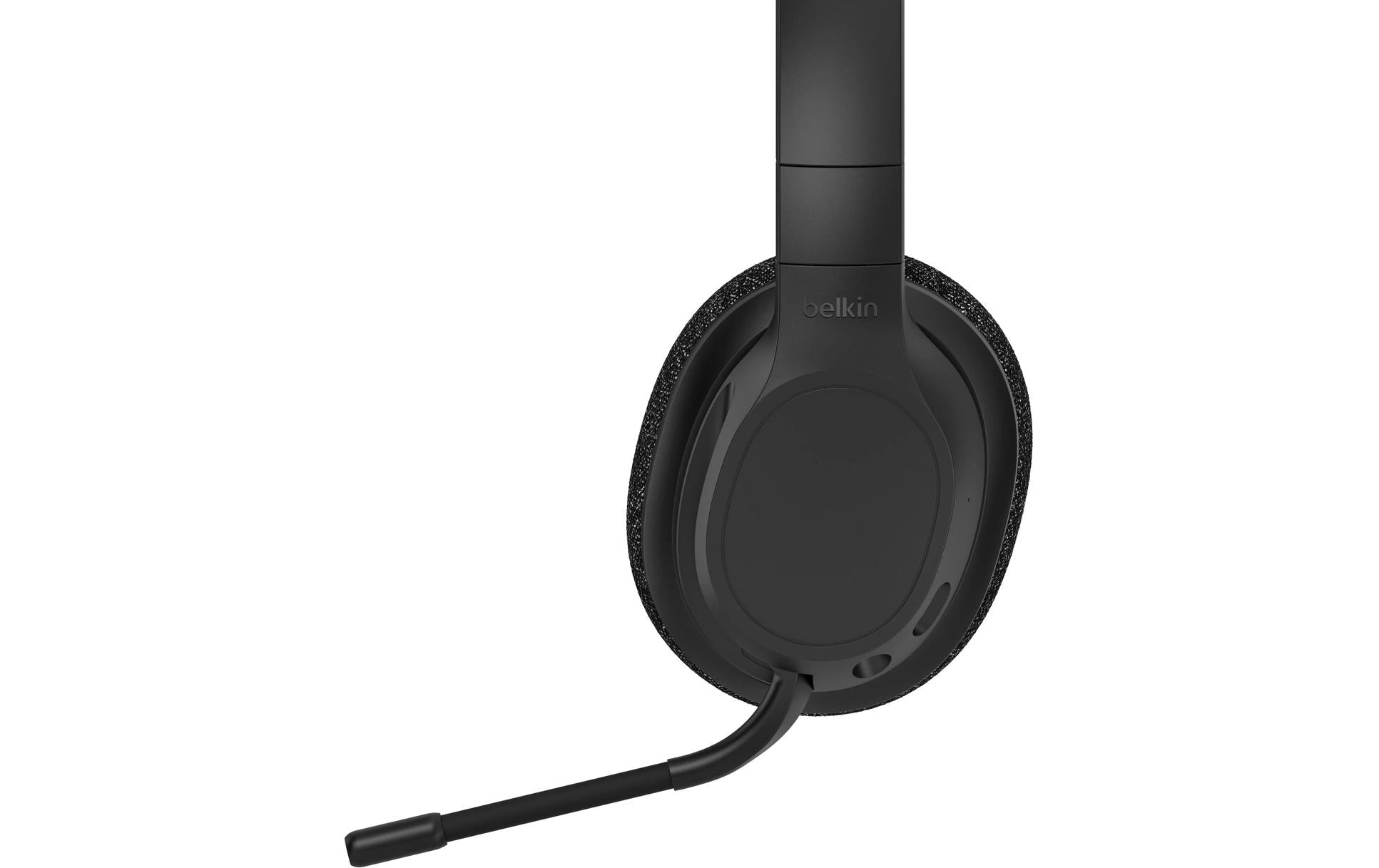 Belkin SoundForm Adapt – On-Ear Bluetooth Kopfhörer – mit USB-C-Kabel – schwarz