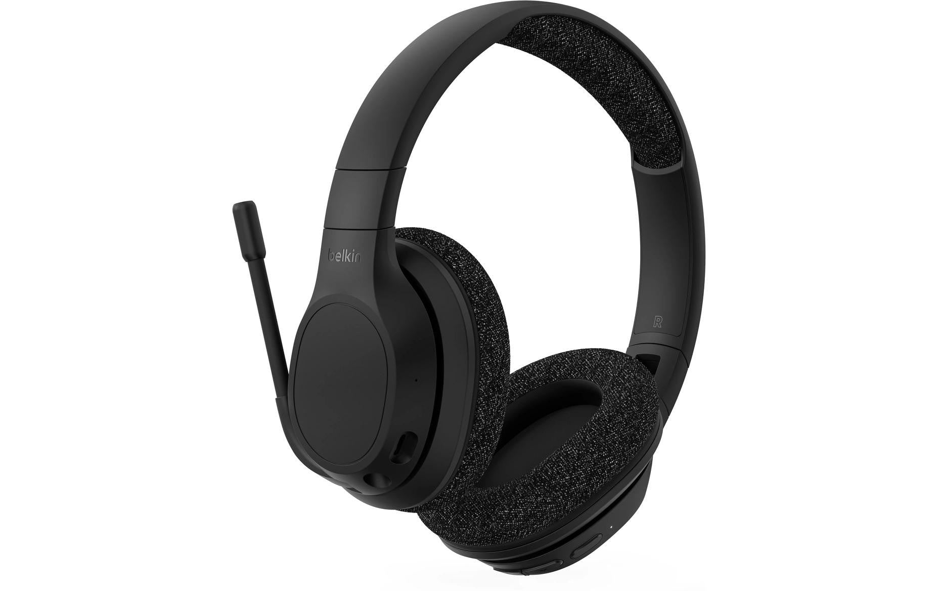 Belkin SoundForm Adapt – On-Ear Bluetooth Kopfhörer – mit USB-C-Kabel – schwarz