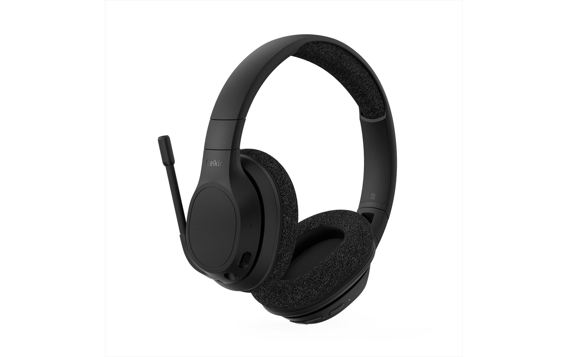 Belkin SoundForm Adapt – On-Ear Bluetooth Kopfhörer – mit USB-C-Kabel – schwarz