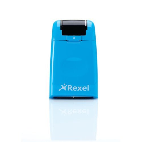 Rexel ID Guard – Tintenrollstempel (Datenmaskierer), Farbe Blau