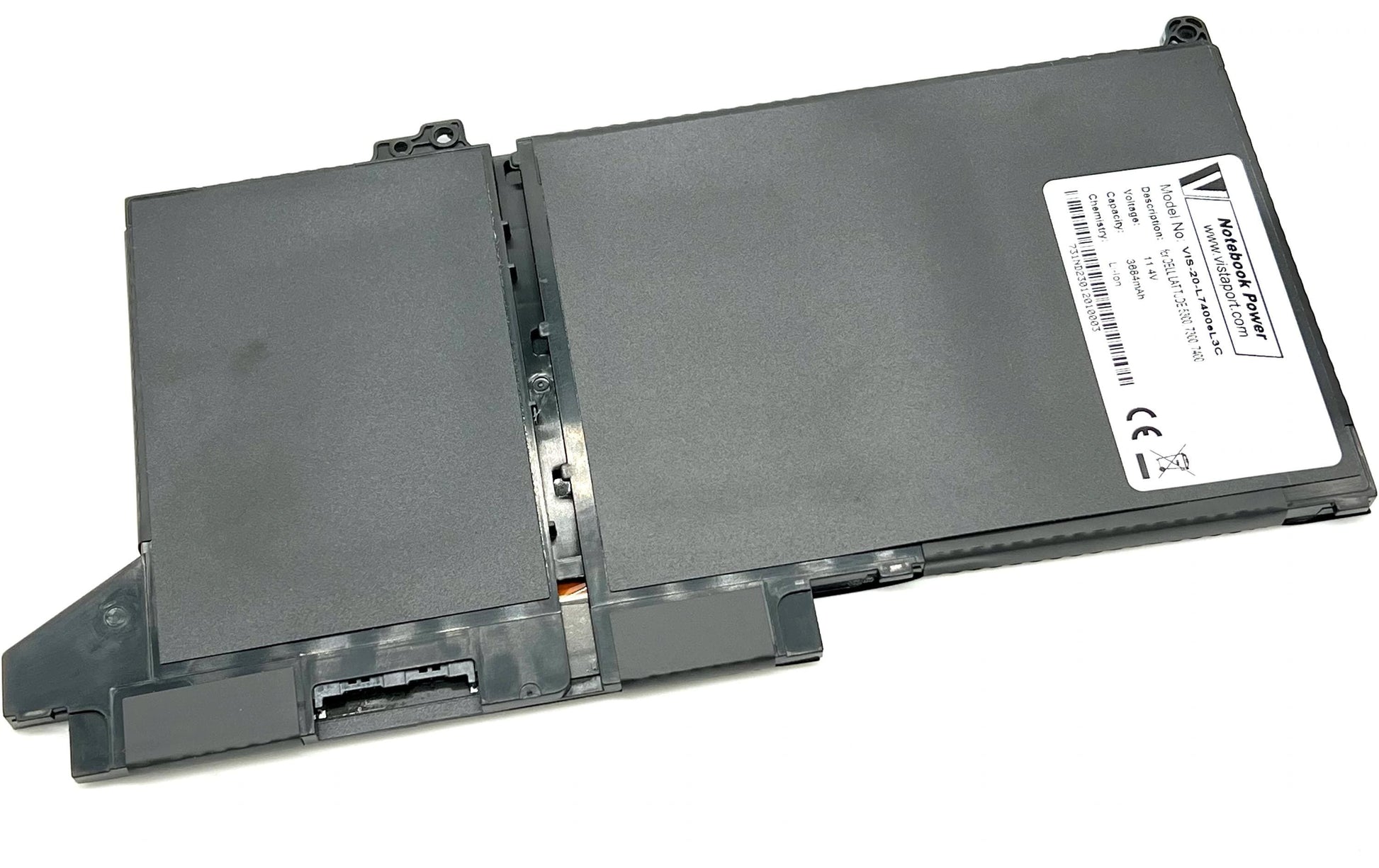Vistaport Notebook-Akku – für Dell Latitude 5300/7300/7400 – 42 Wh, 11,4 V (3 Zellen) – Schwarz