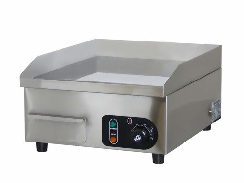 Kibernetik Plattengrill D360 – 36 cm Grillfläche, 2000 W – Silber/Edelstahl