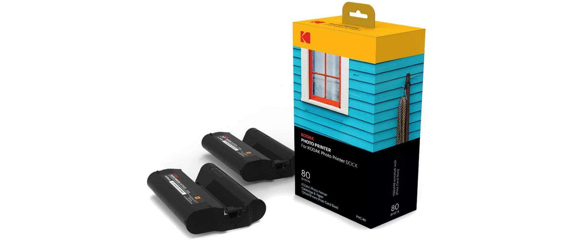 Kodak Fotopapier – 10 × 14,7 cm, 80 Blatt, für Kodak Photo Printer Dock