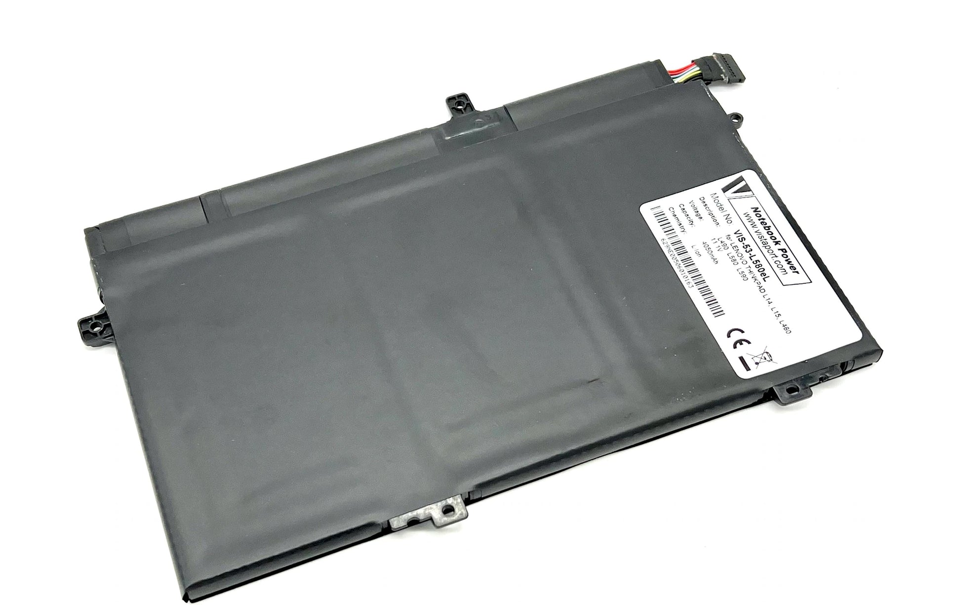 Vistaport Notebook-Akku – für Lenovo ThinkPad L14/L15/L480–L590 – 45 Wh, 11,1 V (3 Zellen) – Schwarz