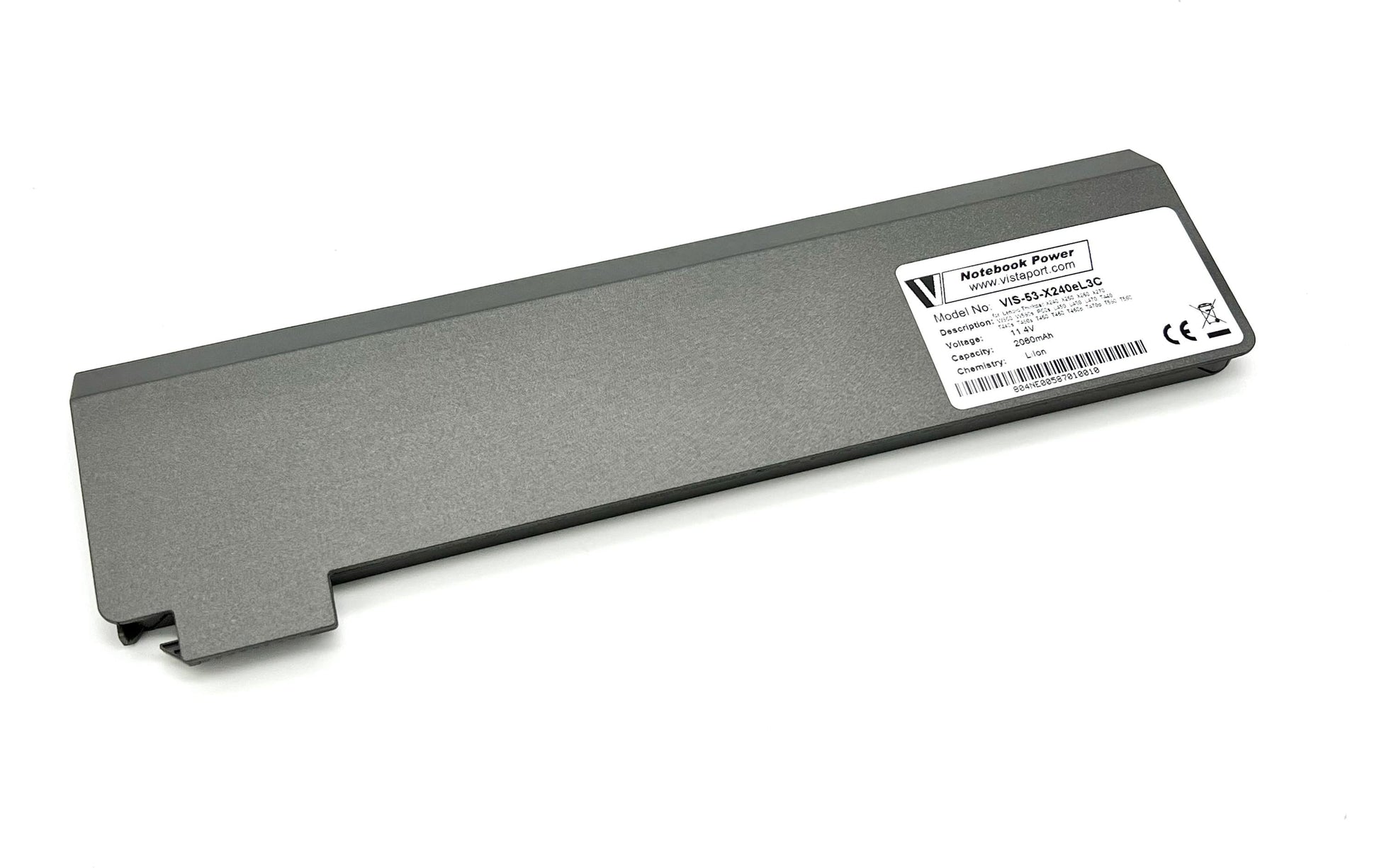 Vistaport Notebook-Akku – für Lenovo ThinkPad L450–L470, T440–T470p, X240–X270 – 24 Wh, 11,4 V (3 Zellen)