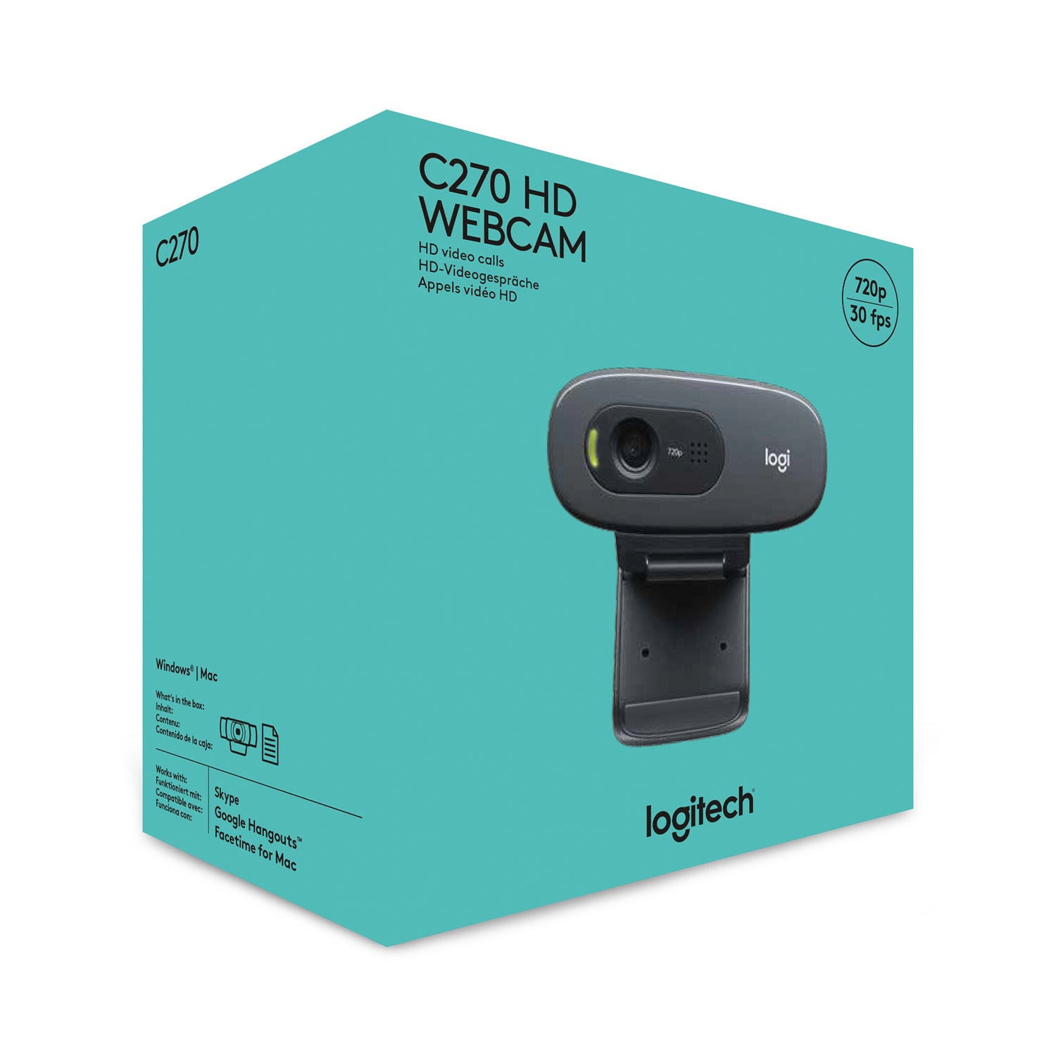 Logitech C270 – Webcam – HD 720p