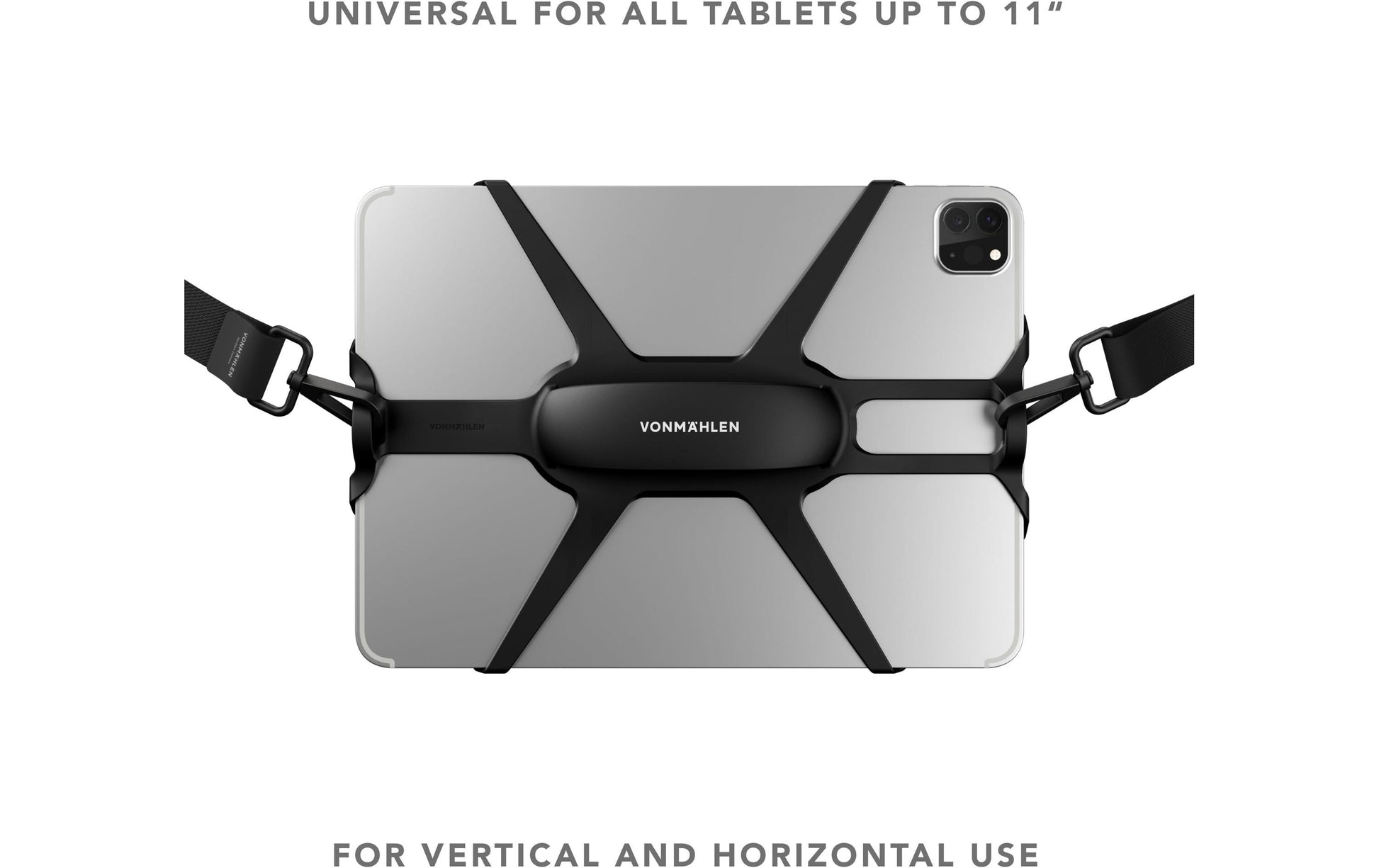 Vonmählen Infinity Max Tablet-Arm – bis 11" – verstellbar, rPET – Schwarz