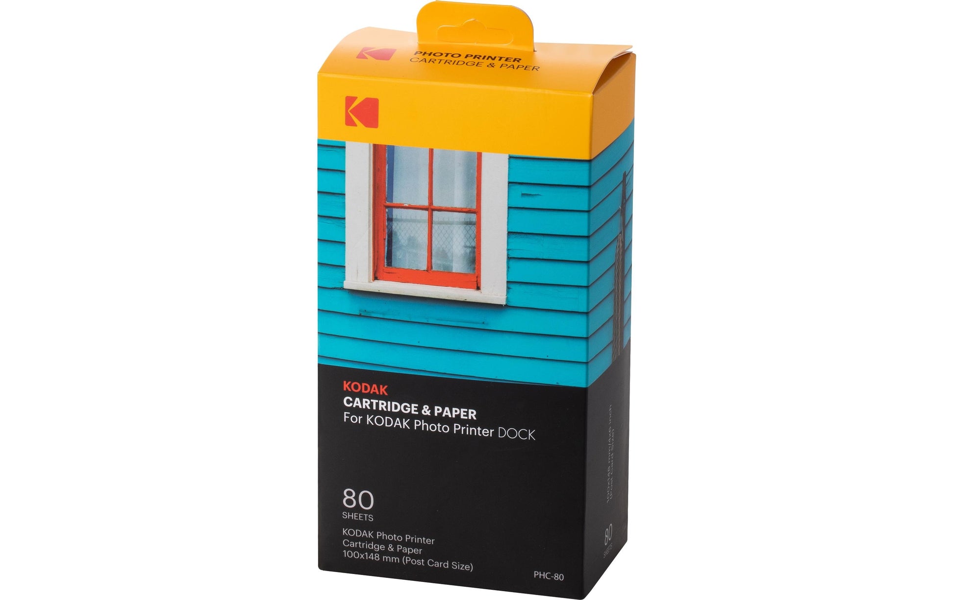 Kodak Fotopapier – 10 × 14,7 cm, 80 Blatt, für Kodak Photo Printer Dock