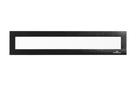 Durable DURAFRAME Magnetischer Top Magnetrahmen – 297 × 40 mm – Schwarz – 5er-Pack