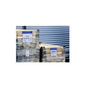 Durable Kennzeichnungstaschen – 210 × 297 mm, blau, wiederablösbar, für A4 quer, 50er-Pack