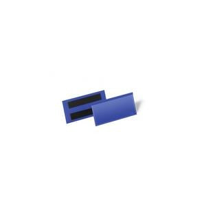 Durable Magnetclip – 150 × 67 mm, blau, wiederablösbar, 50er-Pack