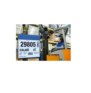 Durable Magnetische Kennzeichnungstasche – A4 quer – Blau – 10er-Pack