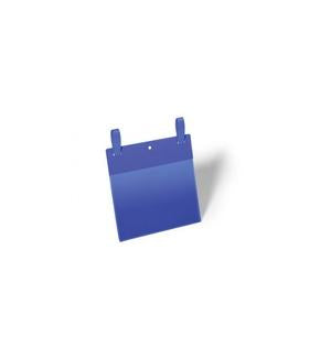 Durable Kennzeichnungstaschen – 210 × 148 mm, blau, wiederablösbar, für A5 quer