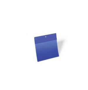 Durable Magnetische Kennzeichnungstasche – A5 quer – Blau – 10er-Pack