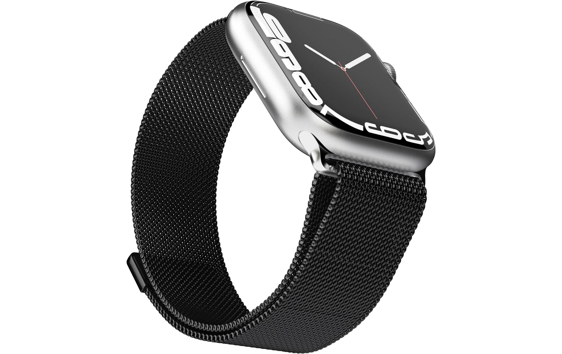 Vonmählen Milanese Loop 1 – Armband – für Apple Watch 38/40/41 mm, Schwarz, Edelstahl