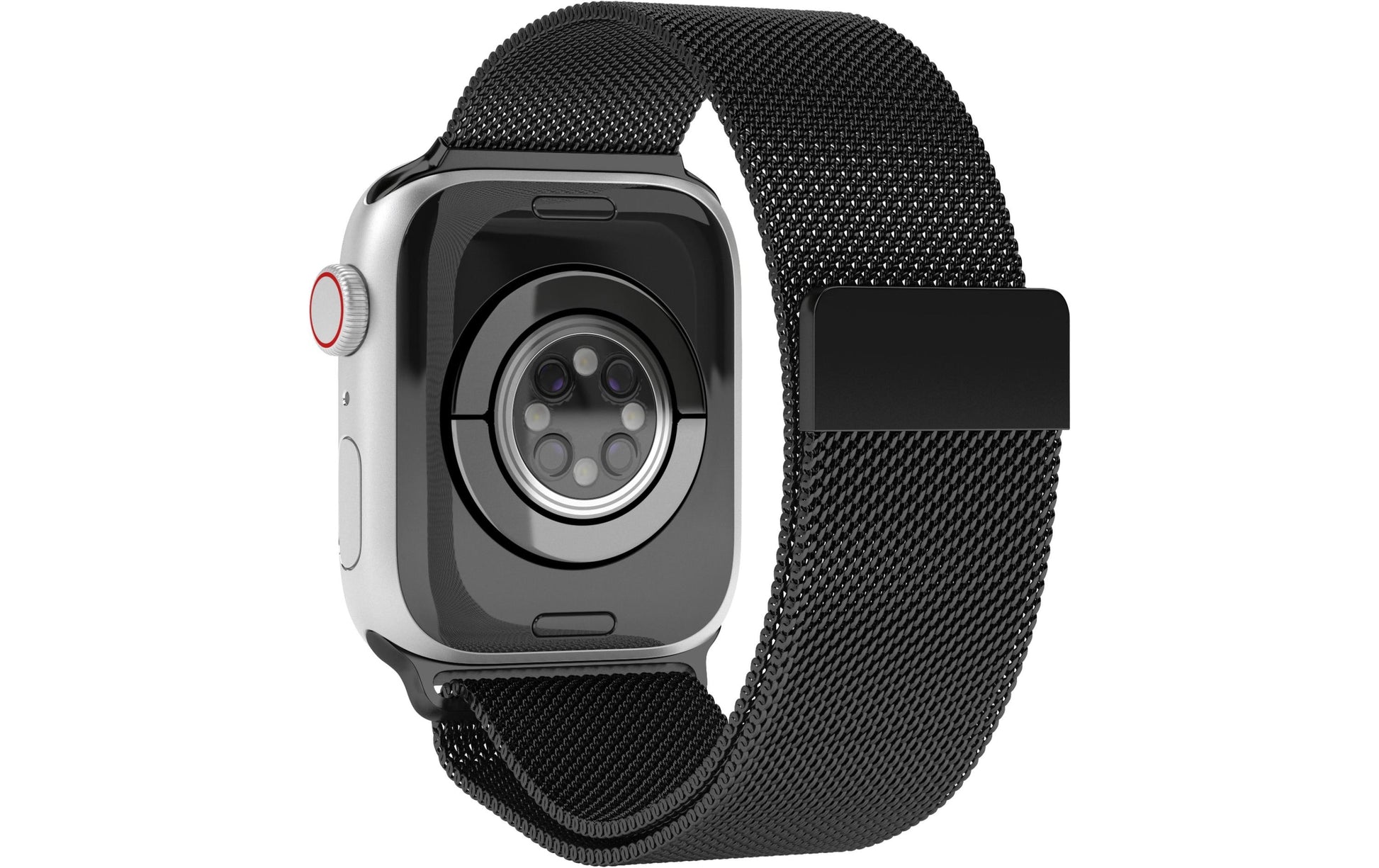 Vonmählen Milanese Loop 1 – Armband – für Apple Watch 38/40/41 mm, Schwarz, Edelstahl