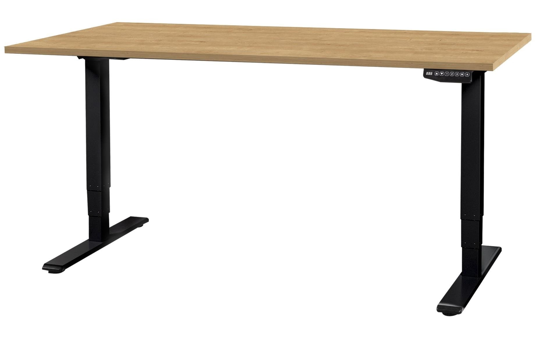 Contini Stehtisch – 160 × 80 × 130 cm – Eiche – höhenverstellbar