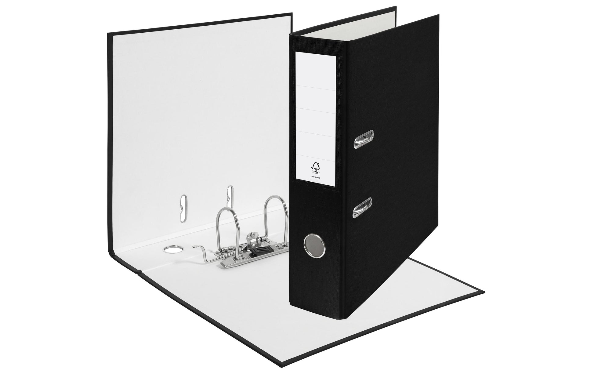 Esselte Swiss Edition ECO Ordner – für A4 – Rückenbreite 7,5 cm – Schwarz