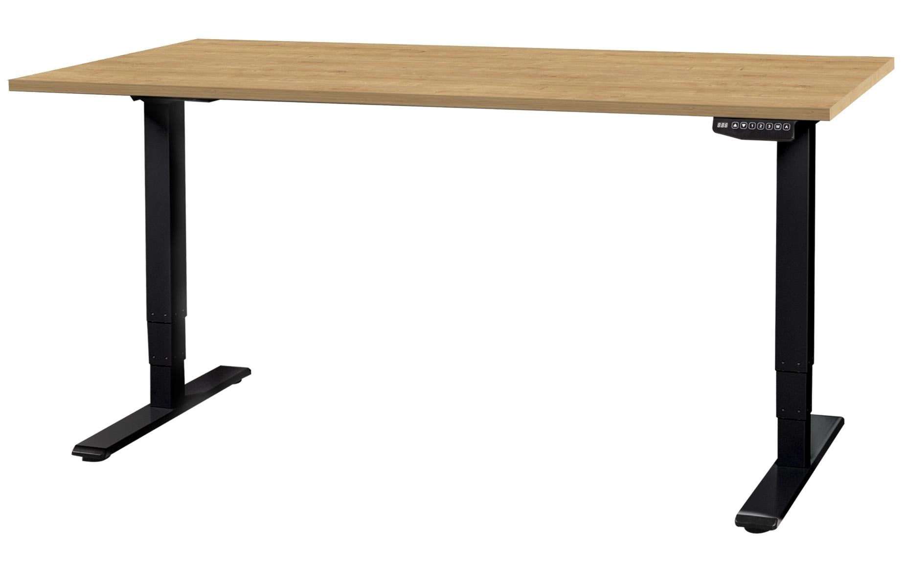 Contini Stehtisch – 180 × 80 × 64,5 cm – braun – höhenverstellbar