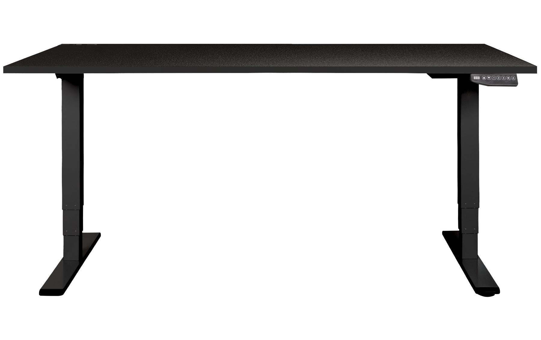 Contini Stehtisch – 160 × 80 × 130 cm – schwarz – höhenverstellbar