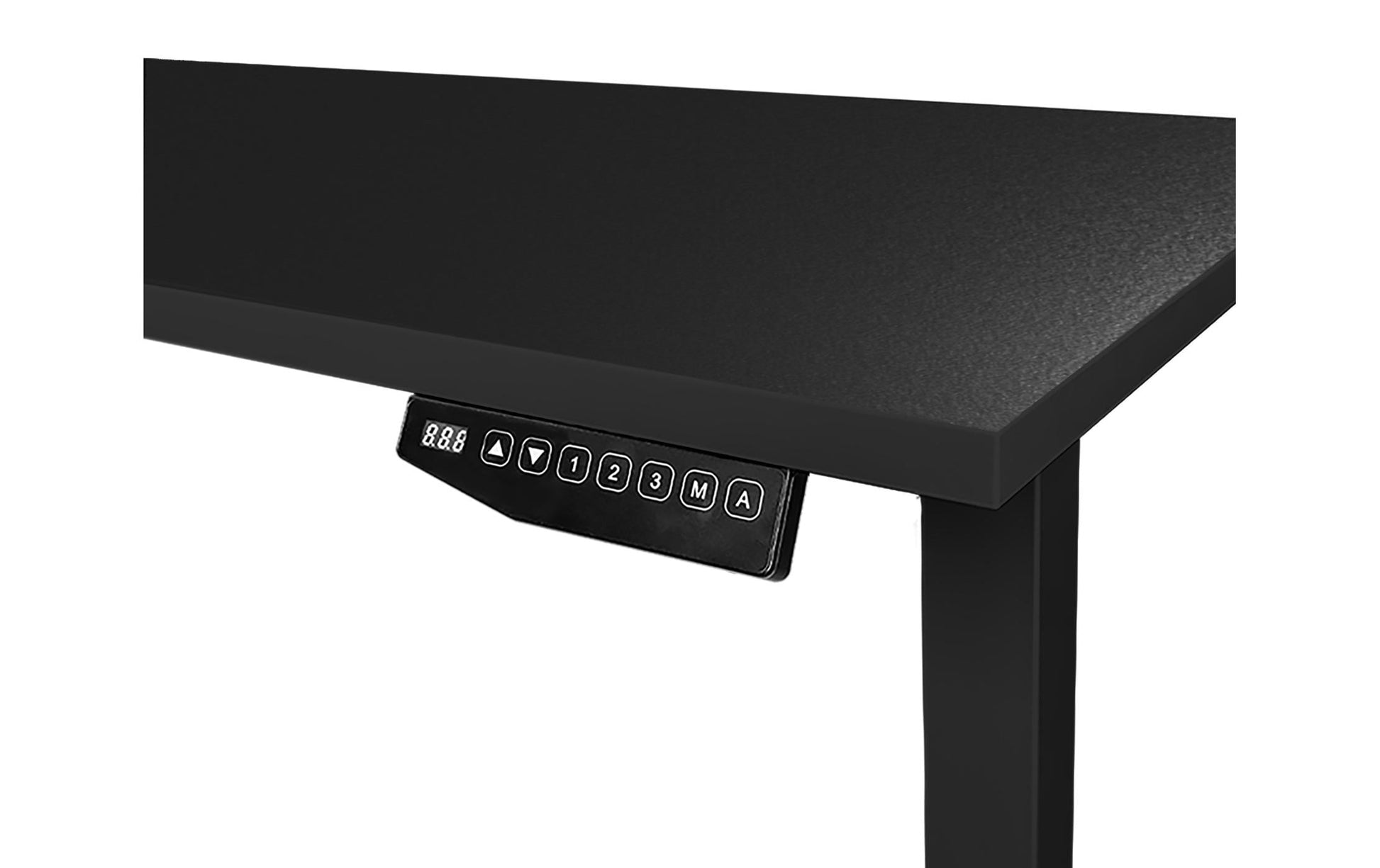 Contini Stehtisch – 160 × 80 × 130 cm – schwarz – höhenverstellbar
