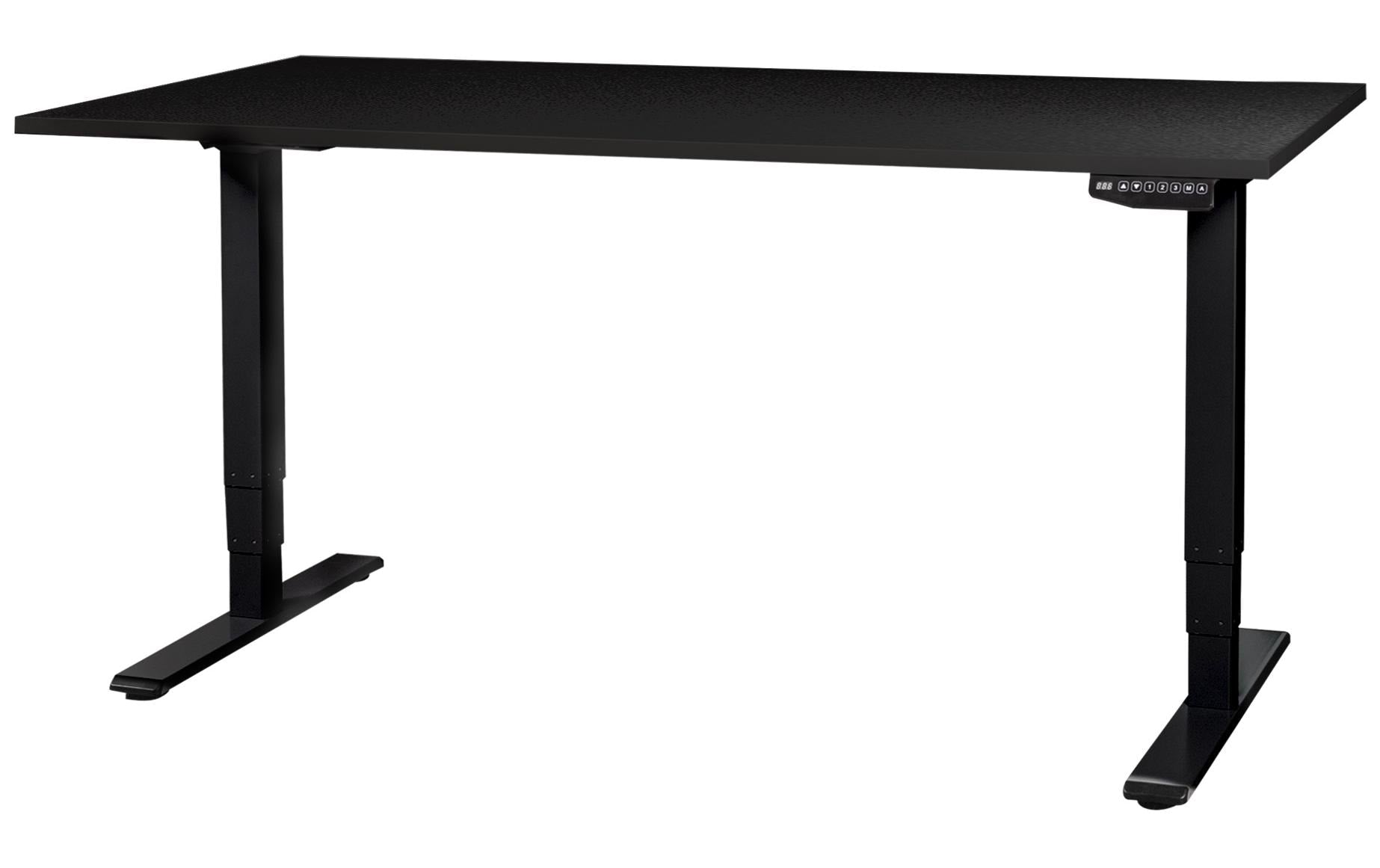 Contini Stehtisch – 180 × 80 × 64,5 cm – schwarz – höhenverstellbar