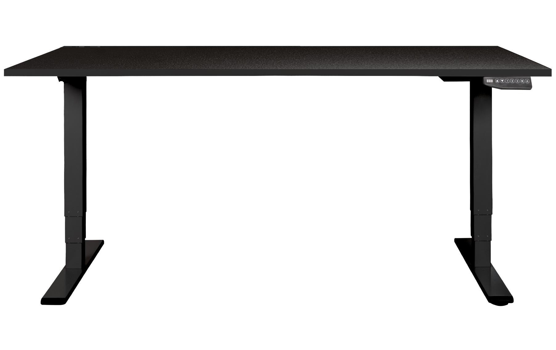 Contini Stehtisch – 180 × 80 × 64,5 cm – schwarz – höhenverstellbar