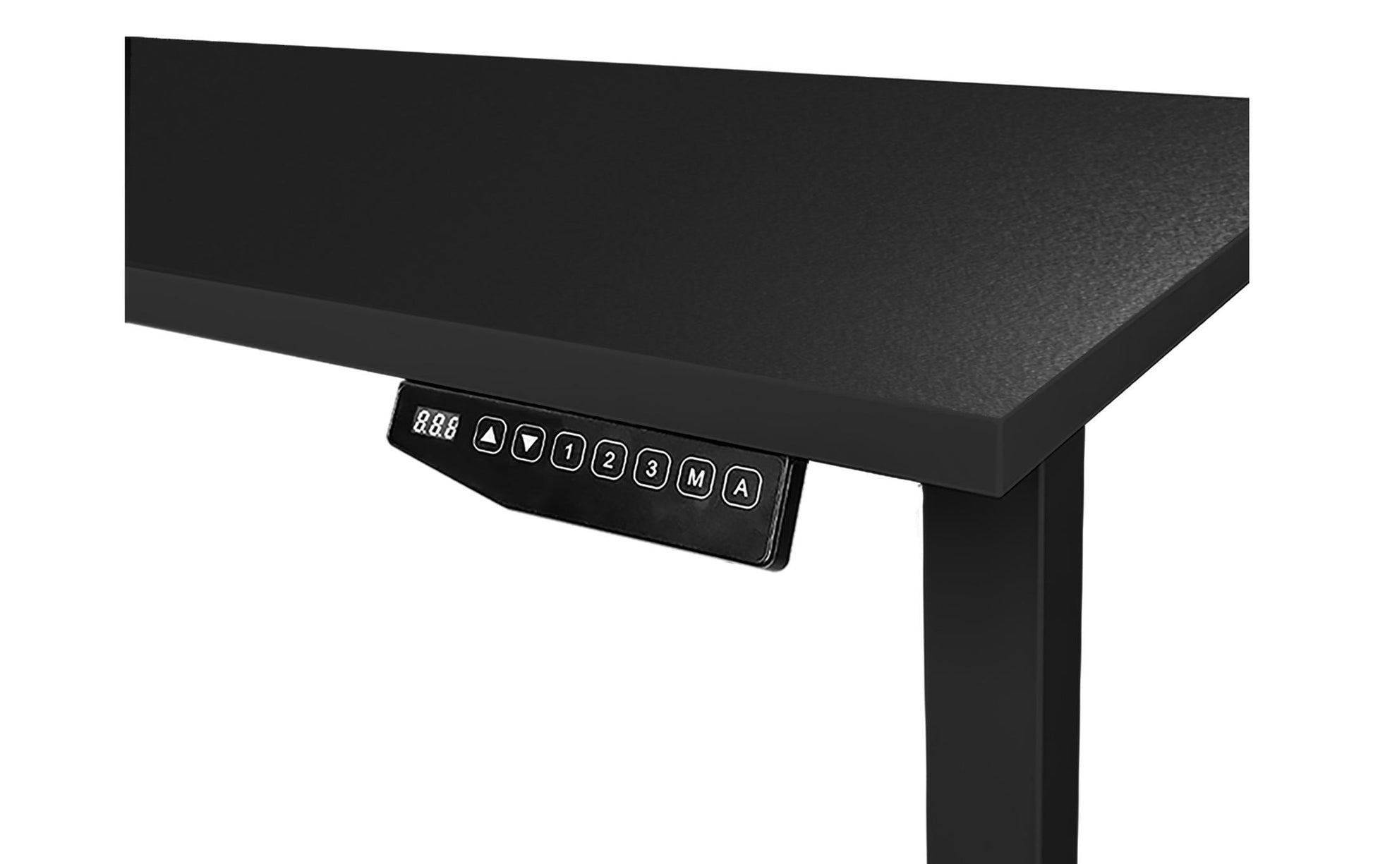 Contini Stehtisch – 180 × 80 × 64,5 cm – schwarz – höhenverstellbar