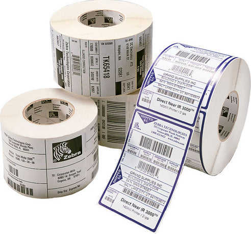 Zebra Thermoetiketten Z-PERFORM 1000T, 32 mm × 13 mm, Papier, selbstklebend