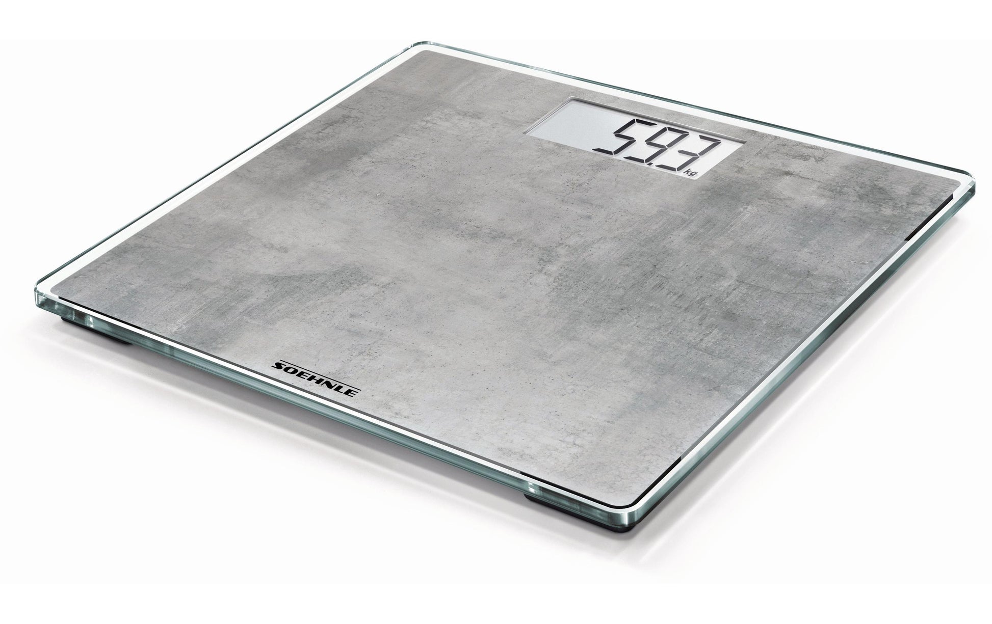 Soehnle Digitale Personenwaage Compact 300 – Glas – 180 kg