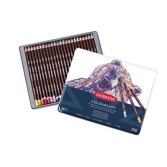Derwent Buntstift Mehrfarbig 24er-Etui