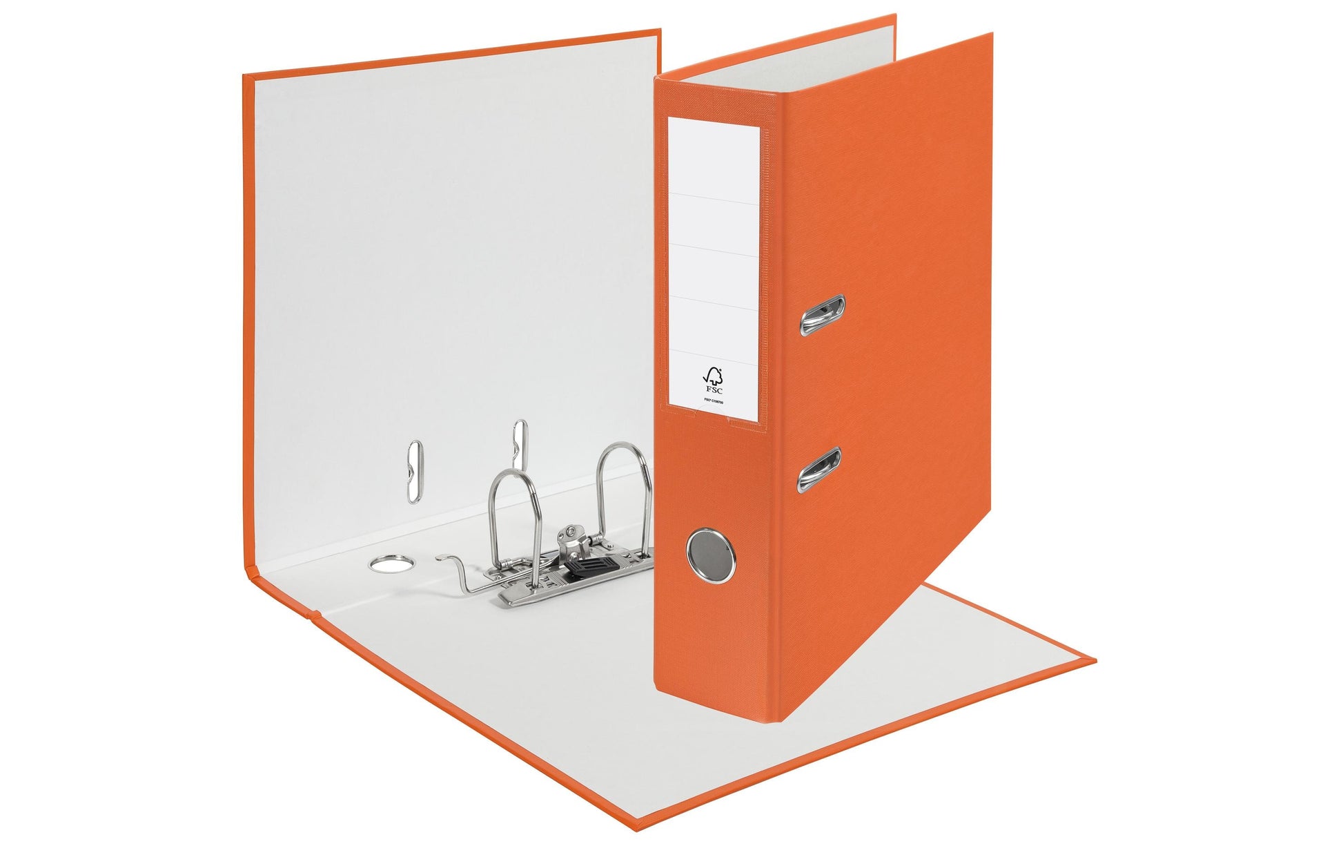 Esselte Swiss Edition ECO Ringbuch – 2-Ring – für A4 – Rückenbreite 7,5 cm – Orange