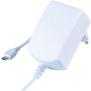 Raspberry Pi 3 Netzteil 13 W – Micro-USB, 5,1 V/2,5 A – inkl. CH/EU/UK/AUS/US-Adapter, fest verbunden – weiss