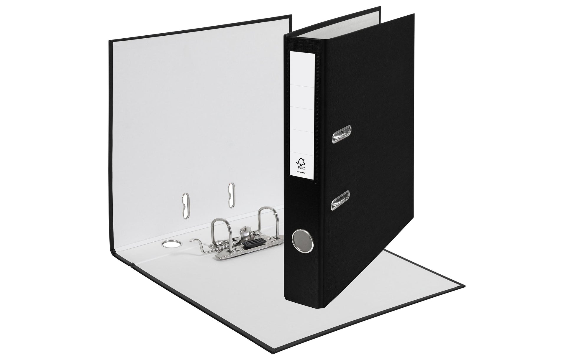 Esselte Swiss Edition ECO Ringbuch – 2-Ring – für A4 – Rückenbreite 5 cm – Schwarz