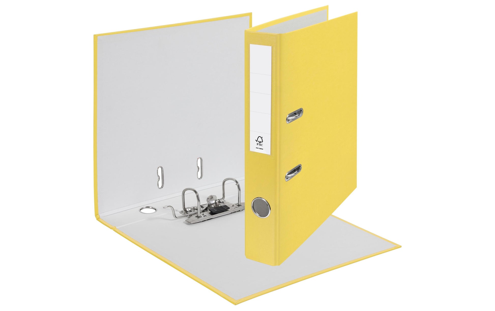 Esselte Swiss Edition ECO Ringbuch – 2-Ring – für A4 – Rückenbreite 5 cm – Gelb