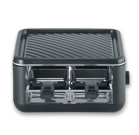 Severin Raclette RG 2360 – 4 Personen, Keramik-Grillplatte, 800 W – schwarz