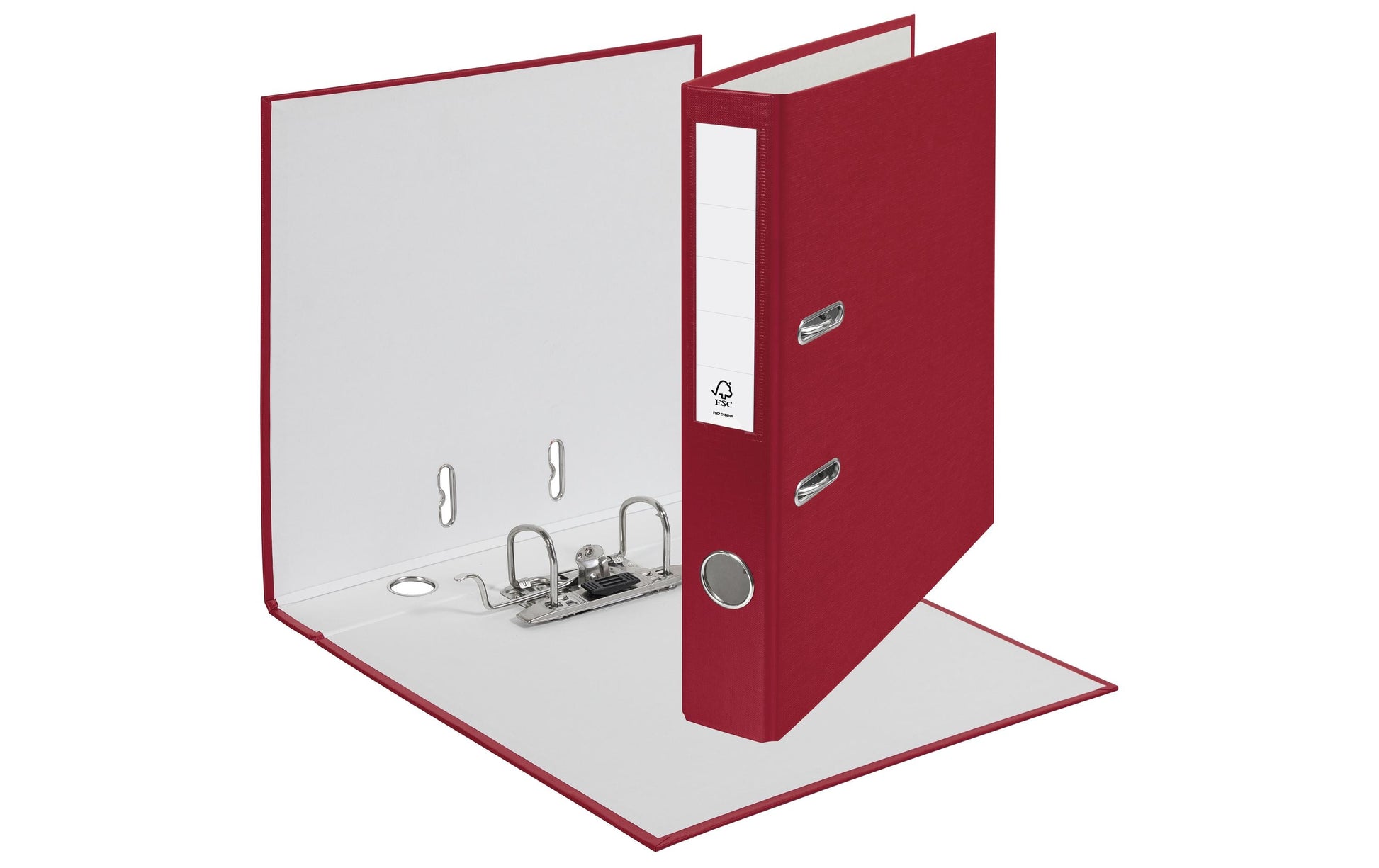 Esselte Swiss Edition ECO Ordner – für A4 – Rückenbreite 5 cm – Bordeaux