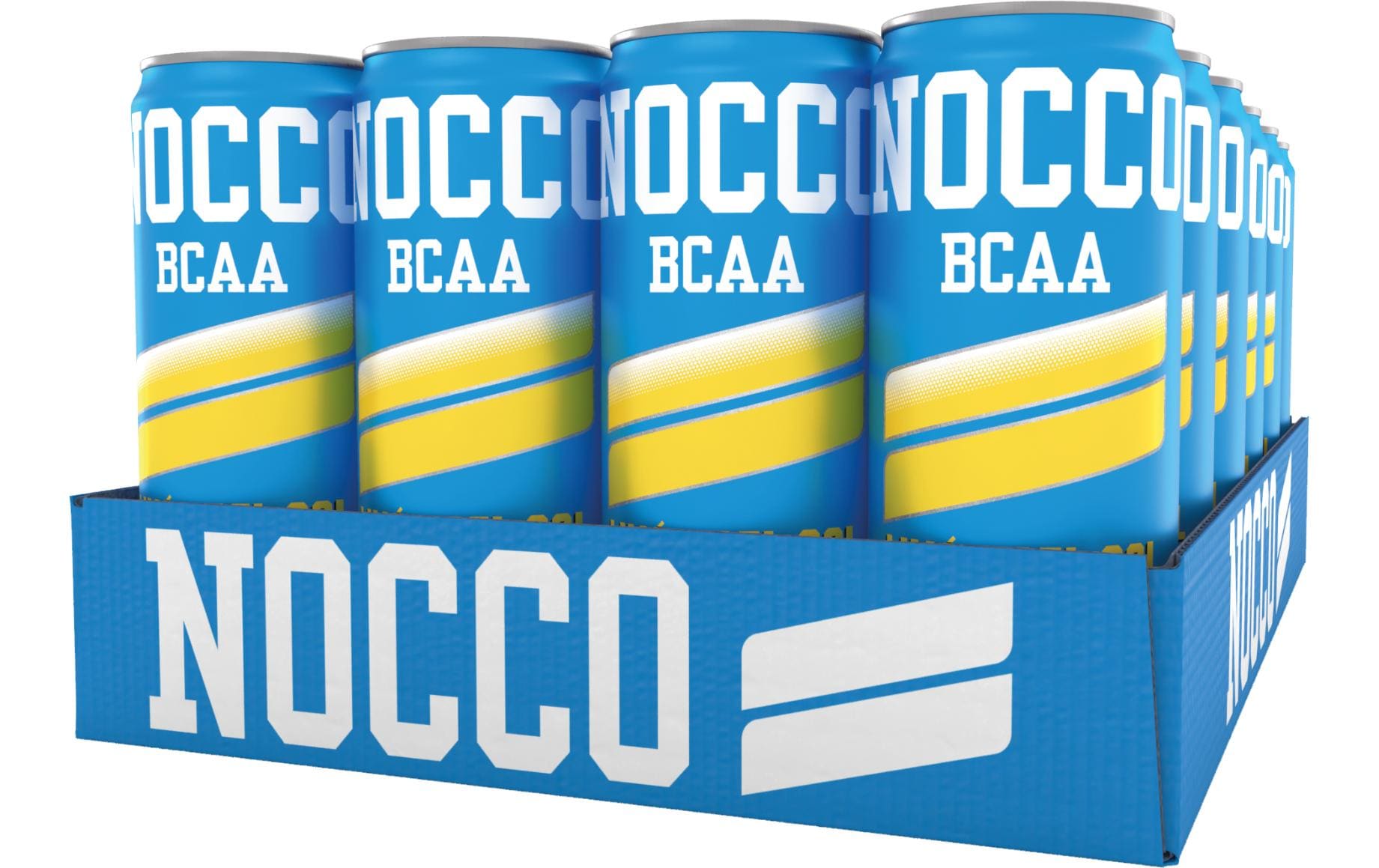 NOCCO Energiegetränk BCAA Grüntee mit Koffein – 24 × 3,3 dl