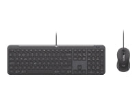Logitech MK620 für Business – Tastatur-Maus-Set – kabelgebunden – QWERTZ (CH) – Graphit