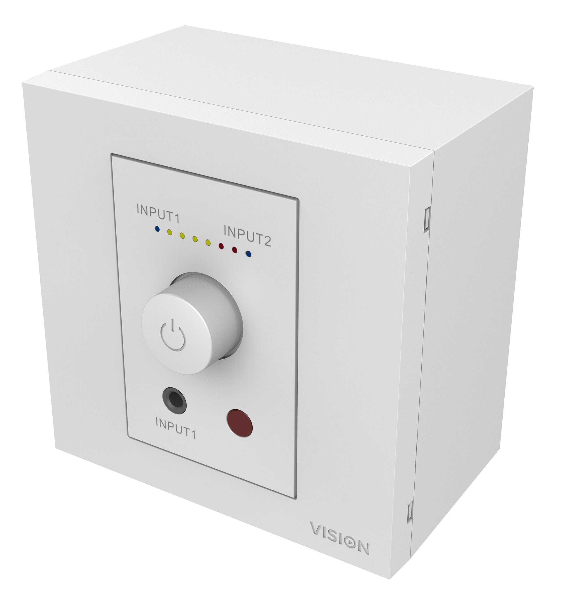 Vision TC3-AMP – Stereo-Vollverstärker, 2×25 W (8 Ω), 2× L/R Ein-/Ausgänge, Weiss