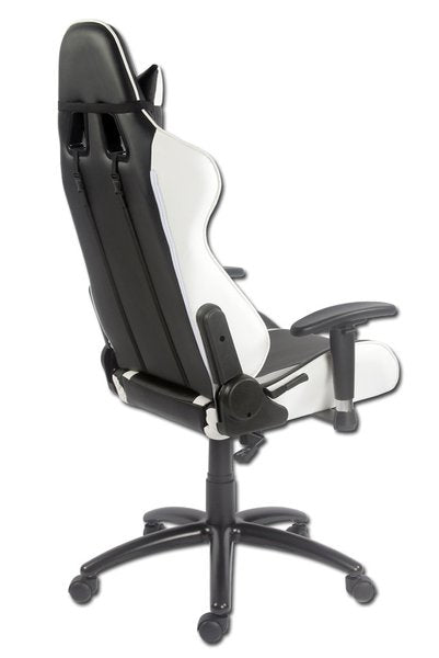 LC-Power Konferenzstuhl LC-GC-2 – 66×66×132 cm, schwarz/weiss