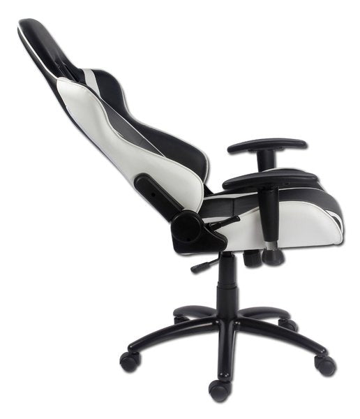 LC-Power Konferenzstuhl LC-GC-2 – 66×66×132 cm, schwarz/weiss